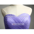 Light Purple A-Line Sweetheart Bridesmaid Dress Evening Dress Pompon Dress